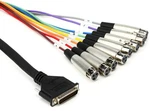 Hosa DTF-803 8-CHANNEL DB25 To Xlr Female Snake 9.9'. Fixed Price $68.95.