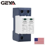 Geya Spd 2POLE AC110-275V Surge Protective Arrester Device 20-40KA Lightning. Fixed Price $18.90.