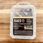 Klein Tools VDV812-612 Universal F Compression Connectors RG6/6Q 50PK. Fixed Price $46.95.