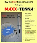 "have Your Way!" Maxx-tenna Multi Band Scanner Antenna With Coax Cable. Fixed Price $39.99.