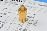 Size 1 Coax Sma Adapter For Arinc 600 Backplane Connector Radiall Aerospace. Fixed Price $19.95.