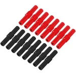 16PCS Insulated 4MM Banana Plug Coupler Female Socket Jack Connectors. Fixed Price $11.58.