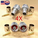 4PCS Male Crimp Rf Connectors For RG8/RG213/LMR400 Belden 9913 7D-FB Coax Wire. Fixed Price $13.90.