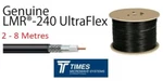LMR-240-UF Ultraflex Times Microwave Coaxial 50 Ohm Low Loss Cable Radio 2-8M. Fixed Price $64.04.