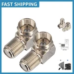 Type Coaxial Right Angle Connector - Essential 90 Degree Adapter For Home Tech. Fixed Price $11.99.