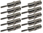10 Lot Workman 40-2617 Bnc Female Jack To Rca Plug Coaxial Adapter Rf. Fixed Price $35.95.