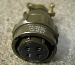 AB0563271 404SN00 Data Connector Electrical Pin Gold Military MIL-C-26482. Fixed Price $35.00.