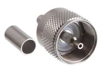 Pk PL-259 Crimp Connectors For RG-58/ LMR-195 Ham Cb Coax Cable F/s. Fixed Price $7.99.