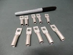 Burndy Single Hole Crimp Connectors Yal 6 Str Qty 10 Nos. Fixed Price $15.00.