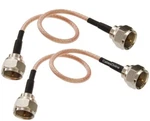Cablesonline 2PACK 6INCHES Slim Coax 75OHM RG179 With Ftype Connectors Tv Satell. Fixed Price $20.44.