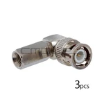 Bnc Screw-on Connector 90 Right Angle Clamp Plug RG-6 Coax Cctv Cable 3PCS. Fixed Price $9.49.
