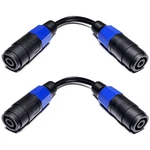 CESS-124 Speakon Female Connector Jack Pole Straight Coupler Cable. Fixed Price $19.87.