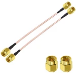 Tuolnk 2PCS RG316 Sma Coax Cable, 6INCH (15CM) Male To Pigtail C.... Fixed Price $13.59.
