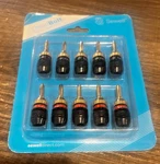 Sewell Deadbolt Fast-lock Banana Plugs 5 Pairs Nib Gold Plated. Fixed Price $14.99.