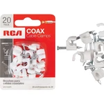VH102R Rca White RG6 Or RG59 Nail-in Coaxial Staple (20-COUNT). Fixed Price $35.40.