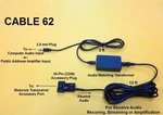 Cable 62 Motorola CDM750 CDM1250 CDM1550 CM300D Recording Streaming Audio. Fixed Price $29.99.