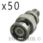 50 Pack Lot - Sma Female Bnc Rf Coaxial Adapter Converter Connector. Fixed Price $72.95.