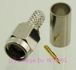Premium W5SWL Series Sma Male Coax Connector Crimp RG-142 2PK. Fixed Price $7.09.