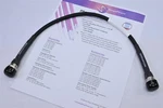 Megaphase 18 Ghz Precision Male To Rf Coaxial Cable Ultra Low Loss 19". Fixed Price $49.95.