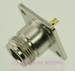Premium W5SWL Series Female Coax Connector Chassis 4 Hole Panel Mount. Fixed Price $6.29.