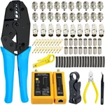 Coaxial Cable Tool Kit - Bnc Crimp For RG58, RG59, RG62, RG174, Black. Fixed Price $57.11.