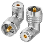 Rfadapter PL259 Right Angle, Pack Uhf Female Coax Connector Adapter.... Fixed Price $18.56.