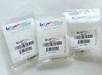 L-com BN133 Type Female Way Shape Coax Adapter (lot Of 3). Fixed Price $25.00.