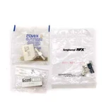 3 Pcs Assorted Adapter Connector, Amphenol 901-9881-RFX, L-com BA90, Kings. Fixed Price $14.37.