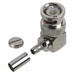112526 Rf Connectors / Coaxial Bnc Right Angle Crimp Plug RG223. Fixed Price $7.49.