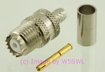 Premium W5SWL Series Mini-uhf Female Connector Crimp RG-8X LMR240 2-PK. Fixed Price $5.39.