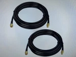 Wifi Antenna Extension Cable 33FT Rp-sma Female Connector 2PACK. Fixed Price $18.40.