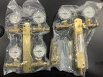 Rfs 920206, Radio Frequency Systems 6-PORT Manifold With Gauges And Tubing, New. Fixed Price $80.00.
