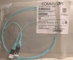 Lot Of 5 Commscope OM4 Fiber Patch Cable 2M Lc Duplex Lazrspeed Multimode Lszh. Fixed Price $49.99.