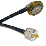 LMR195 Nmo 3/4 Inch Mount To PL259 Uhf Male Rf Cable Rapid-ship Lot. Fixed Price $35.74.