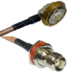 RG142 Nmo 3/4 Inch Mount To Tnc Female Bulkhead Rf Cable Rapid-ship Lot. Fixed Price $112.28.