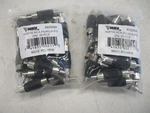 Vanco Rca Barrel Connector Adapter Male Plug Set Of (50) Black AD550X. Fixed Price $24.95.