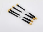 Nos Qty (4) 6" Rosenberger 994131C 0904 Sma/m Right Angle Cable Gold Jumper Wire. Fixed Price $49.95.