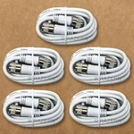 Lot Steren 6 Ft White RG-8X Mini Coax PL-259 Ham Radio Antenna Jumper Cable. Fixed Price $44.95.