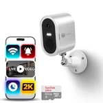 Security Camera Outdoor Wireless 2K Dual-band Wifi Mini Battery Powered Live App. Fixed Price $92.69.