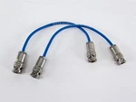Nos Lot Of (2) TWC-78-1TROMPETER / Cinch 6" Bnc Triax Rf Cable Assem. 21-01-8-6. Fixed Price $57.95.