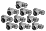 10 Lot Accessories Unlimited AUT259 T-connector Female-male-female Cable Adapter. Fixed Price $91.95.