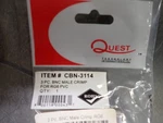 New (lot Of 2) Quest CBN-3114 Bnc 3PC Male Crimp For RG6 Pvc. Fixed Price $10.00.
