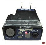 Lot Of 3 Clear-com WTR-680 Beltpacks Tx: 650.1-667.9 Rx: 554.1-571.9 Mhz No Batt. Fixed Price $44.99.