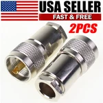 2-PACK Uhf PL-259 Male Clamp Type Rf Connectors For RG8/RG213/LMR400 Coax Wire. Fixed Price $10.98.