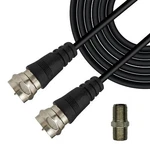 Tv Antenna Extension Coaxial CABLE15FT With Couplerf Type Connectoride. Fixed Price $18.61.