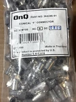 Onq 364246-01 Conical F Connector, SC:ICM100, Rc:b, DC:0805, In Sealed Bag. Fixed Price $149.99.