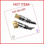 Bluerigger RG6 Digital Coaxial Audio Video Cable (1.5FT, 90 Angled To Straight. Fixed Price $25.16.