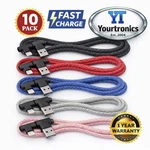 10X 6FT 90 Degree Angle Type Usb-c To Usb-a Fast Charger Cable Charging Cord. Fixed Price $23.99.