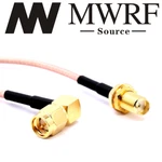 12" Sma Right Angle Female Nut Bulkhead RG316 Cable; Us Stock. Fixed Price $7.29.