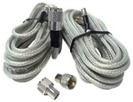 Procomm PR9SD8XN13 9FT Co-phase RG8X Cb Radio Coax Cable Clear Jacket. Fixed Price $50.95.